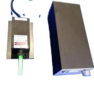 Laser DPSS de estado sólido com peso de 1,8 kg e altura do feixe de 85 mm Laser amarelo de 100 mW