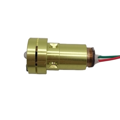 Modo de potência de saída CW 555nm 551nm 15mW Modulo de diodo laser de ponteiro de laser verde