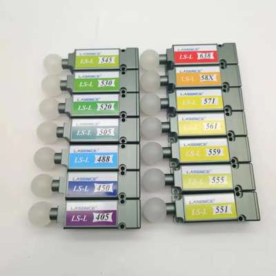 Tipo de fibra 3.5μm 405nm 450nm 455nm 488nm Laser azul 1mW 5mW 10mW módulo de laser de pontos