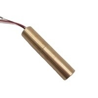 Módulo de diodo laser de latão de 650nm 5mw com tempo de subida de 0,5 s e redondeza do feixe de 70-100%