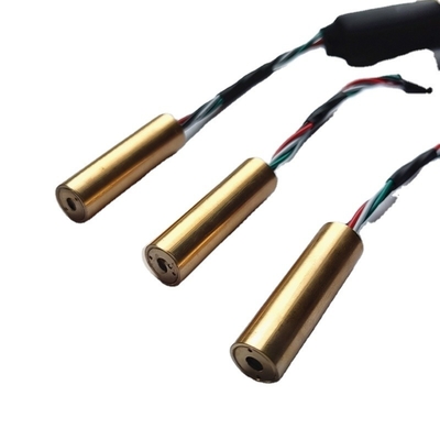 Módulo de laser vermelho de 5VDC 650nm com MTTF de longa vida útil a 25C e material de caixa de latão