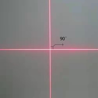 Lâmpada de laser vermelha para fixação de botões