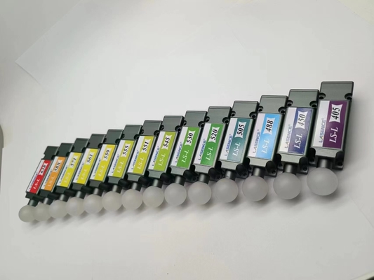 Módulo Laser DPSS de Microscopia com comprimentos de onda de 594 nm, 561 nm e 532 nm e diâmetro de feixe de 1,0 mm