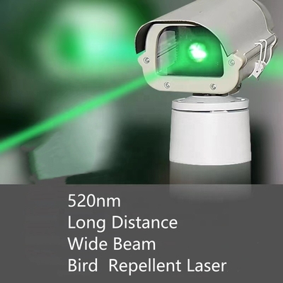Repelente de aves a laser verde de 1W com alta estabilidade a 520nm e modo de feixe ajustável
