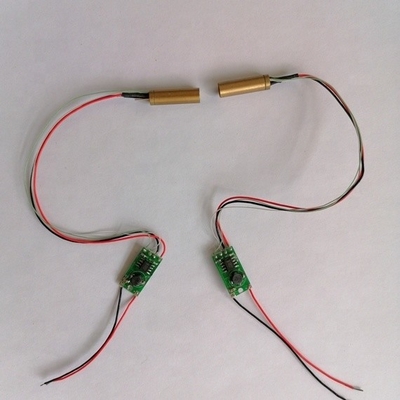 Compacto 1-5mW Laser DPSS módulo para alinhamento de laser 6.3x18mm Voltagem de trabalho 2.7-5.0V