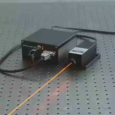 DPSS 50mW Modulo laser amarelo de 589nm Adequado para os requisitos do cliente