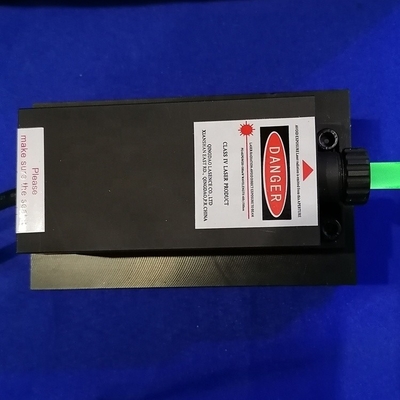 Laser DPSS de estado sólido com peso de 1,8 kg e altura do feixe de 85 mm Laser amarelo de 100 mW