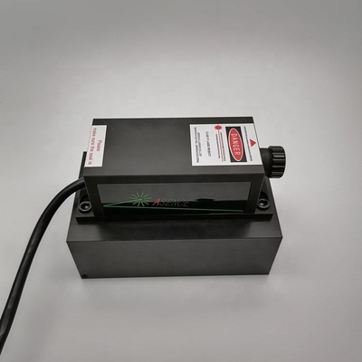 Laser DPSS de estado sólido com peso de 1,8 kg e altura do feixe de 85 mm Laser amarelo de 100 mW