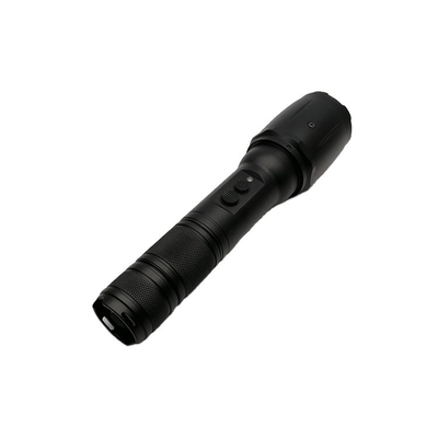 Fusão de zoom de longa distância à prova d'água Laser recarregável a LED Laser Lâmpada de lanterna preta Tocha a laser