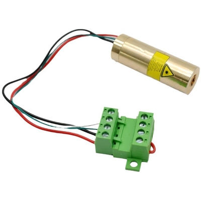 Lasence 1W Green Laser Module Dot Laser com comprimento de onda 545nm e Laser ajustável