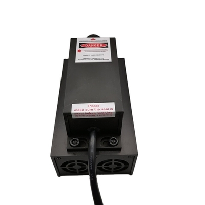 Material de habitação Alumínio anodizado preto 1W 555nm CW DPSS Laser verde para laboratório e estudo