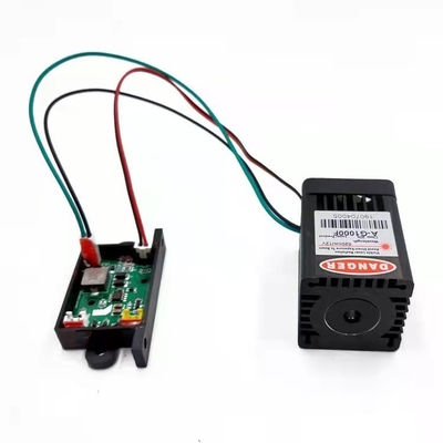 Material de habitação Alumínio anodizado preto 1W 555nm CW DPSS Laser verde para laboratório e estudo