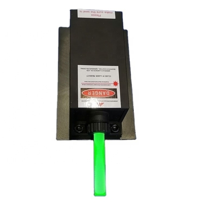 Material de habitação Alumínio anodizado preto 1W 555nm CW DPSS Laser verde para laboratório e estudo