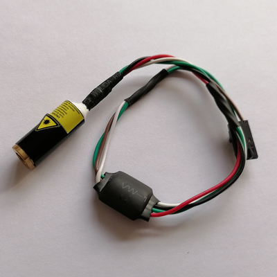 5000 Horas de Vida Verde 532nm Dot Laser 5mW com Tempo de Aumento Rápido e Design Focável