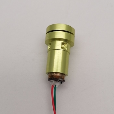 Modo de potência de saída CW 555nm 551nm 15mW Modulo de diodo laser de ponteiro de laser verde